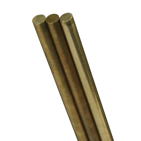 K&S Precision Metals K&S 3/64 in. D X 12 in. L Brass Rod 4 pk 8161